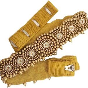 Stylish Stretchable Kamarpatta - Embroidered Waist Belt for Saree & Lehengas